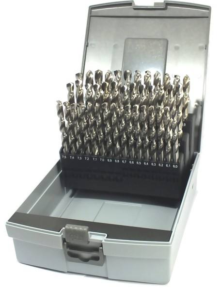 Spiralbohrer Metallbohrer Satz Hss Geschliffen Din 338, 6-10 Mm, 41-Tlg Rosebox-image
