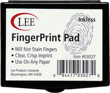 Lee Fingerprint Ink Pad, Black