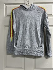 Gap Fit Boys Boys Gray Pullover Hoodie - Size XXL - GUC