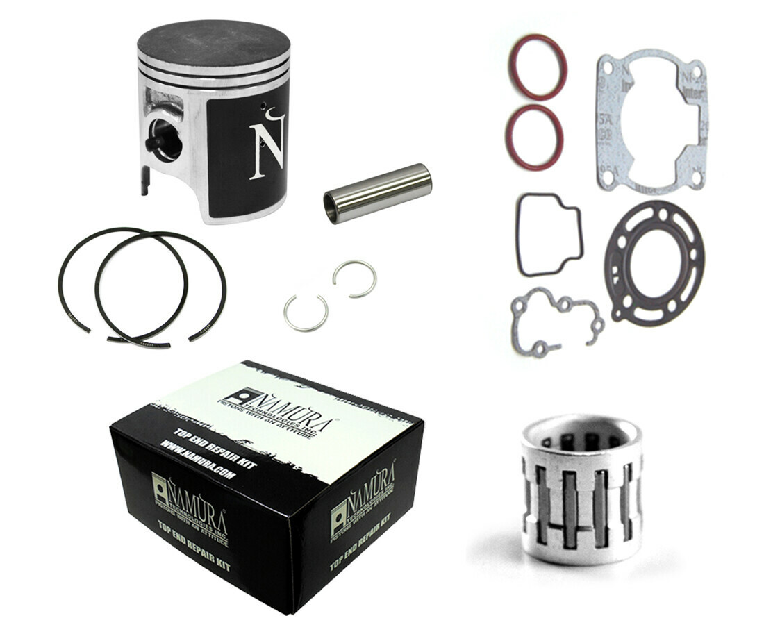 NAMURA Top End Rebuild Kit 1998-2000 Kawasaki KX80 STD 47.95mm