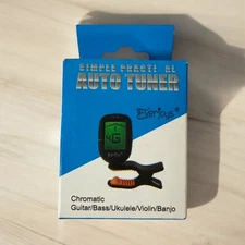 Simple Practical Black Easy Clip Digital Auto Tuner With Manual Model EV-18