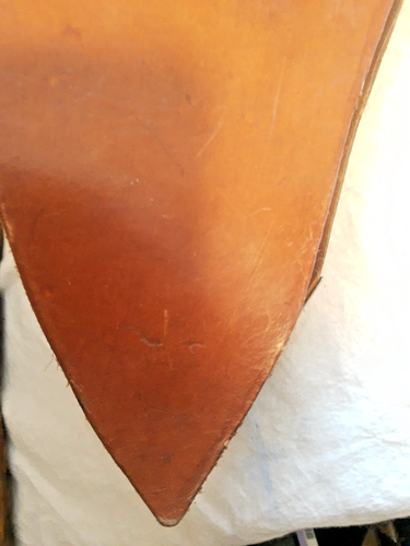 Tapaderos western in pelle lavorata personalizzata iniziali NC Conchos Latigo punta lunga 19" - Foto 13 di 20