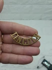 Royal Lincolnshire Regiment  Shoulder Title WW1 WW2 Hex Lugs 51mm Long