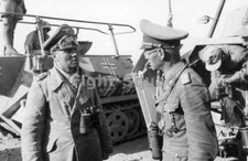 WW2 Picture Photo German Marshall Erwin Rommel General Von Bismarck 1191