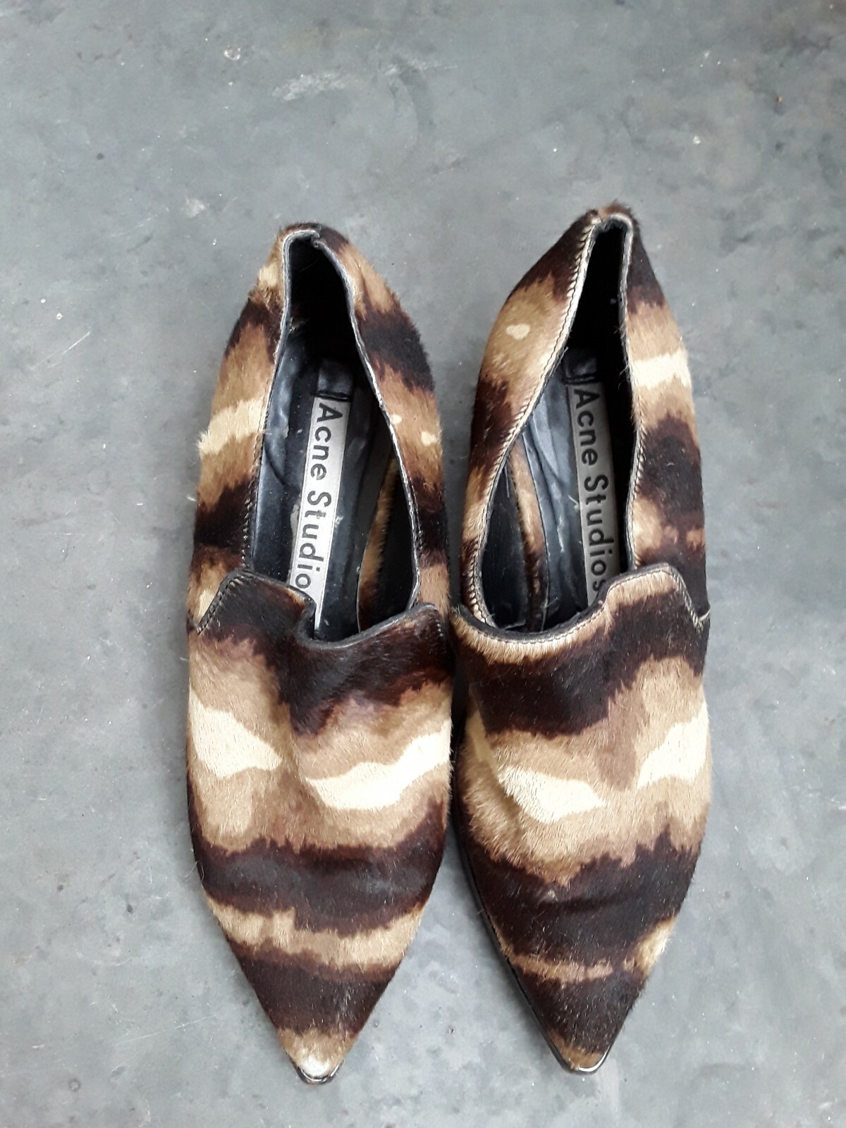 ACNE STUDIOS PONY STYLE CALFSKIN WOMEN SHOE UK SIZE 3 EU 36 US 5