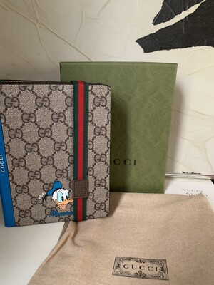 GUCCI X Disney GG Supreme Sets Of 3 Notebooks Donald Duck