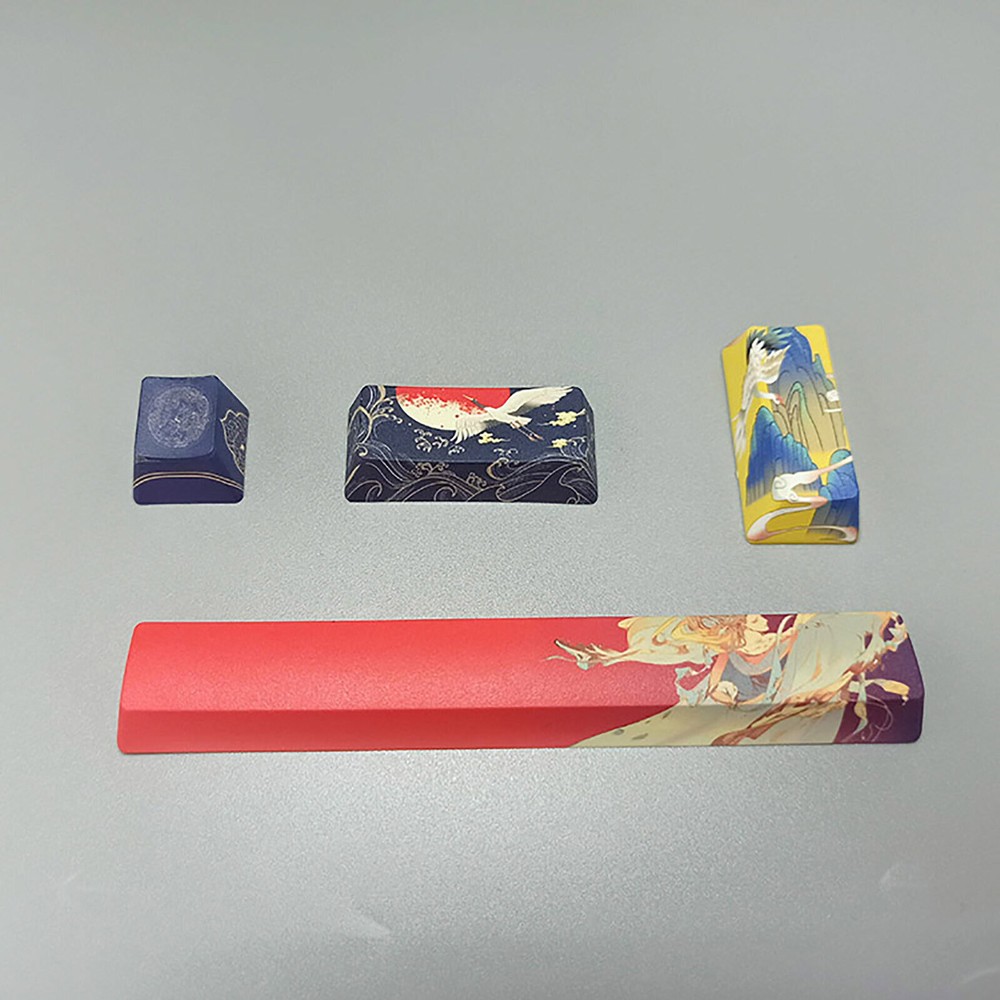 Custom PBT Keycaps for Cross Axis Space, ESC, Enter Keys - Personalize Your Mechanical Keyboard