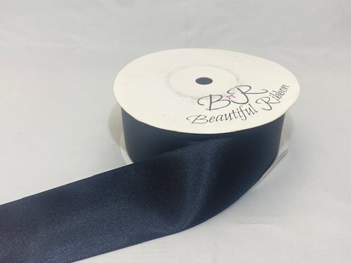 38mm Satin Ribbon 2 or 25 metre double sided roll wedding Tape Trim UK 38 mm - Picture 83 of 83