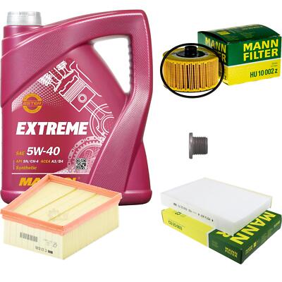 MANN Inspektionspaket 5 L MANNOL Extreme 5W-40 für Renault Megane IV Grandtour
