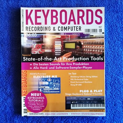 Keyboards 06-2003, Holger Czukay, Korg Electribe MX SP-300, Steinberg Halion