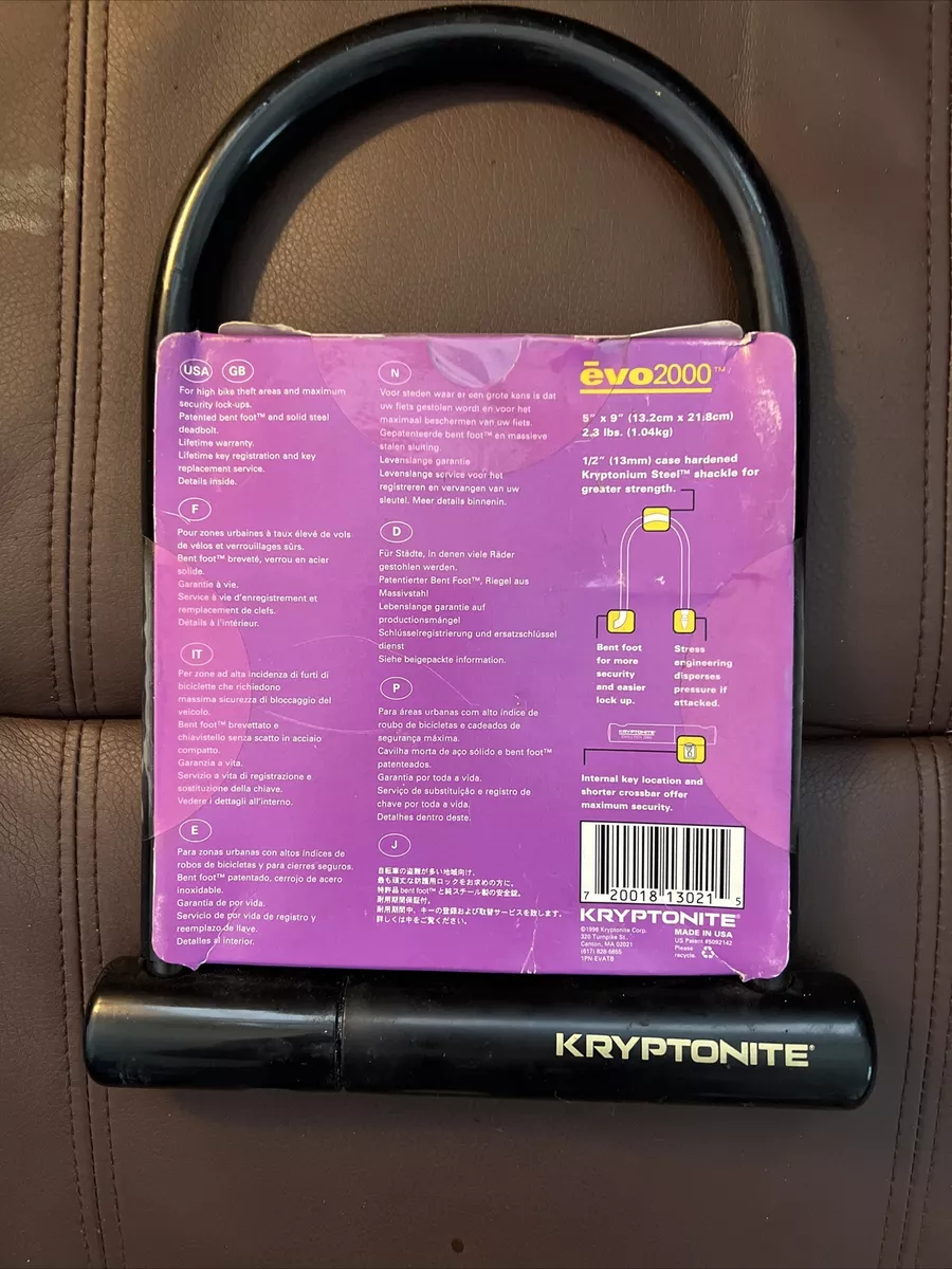 Evo bike lock clearance