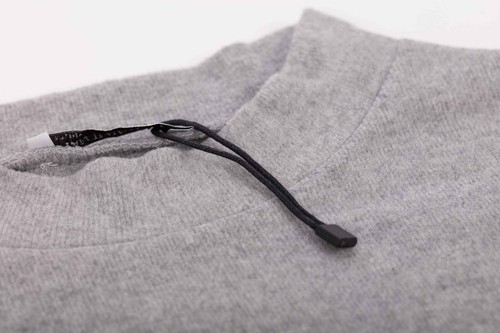 Zara women's short-sleeve light grey crewneck top - Picture 6 of 10