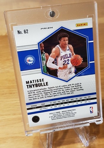 Panini 2020-21 Mosaic - Matisse Thybulle - #62 - Mosaic Silver - Bild 2 von 2