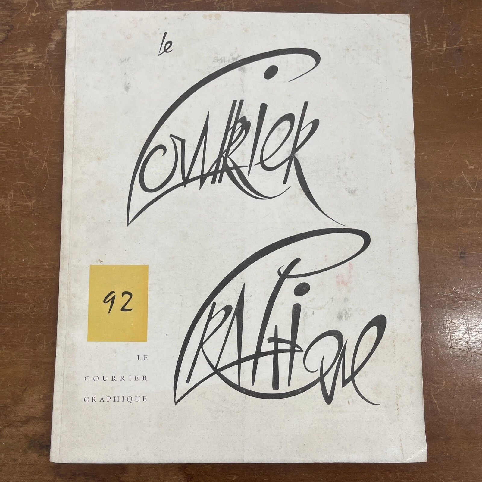 Le Courrier Graphique 92 Illustré