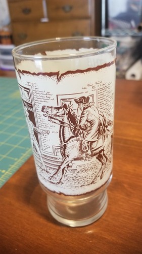 Vaso Paul Revere vintage años 70 Coca Cola Heritage Collector Series - Imagen 2 de 3