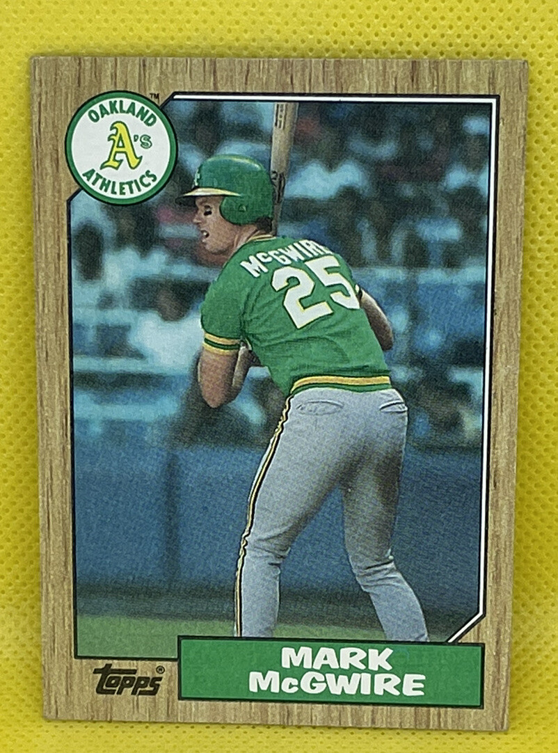 Mark McGwire 1987 Topps #366 RC Oakland Athletics b