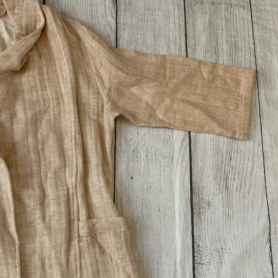 Soft Surroundings open front jacket sweater dusty rose size medium - Image 3 of 4