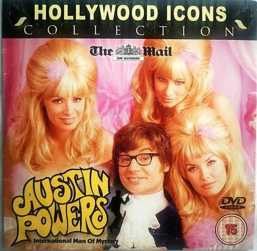 Austin Powers International Man Of Mystery The Mail On Sunday DVD 48 HURS TRACKD - Picture 1 of 2
