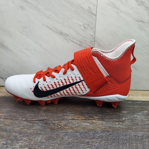 Nike Alpha Menace Pro 2 Football Cleats Red White BV3945-105 Men's Size 14.5 - Picture 6 of 10