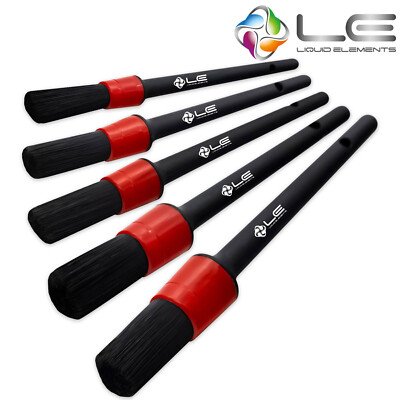 Liquid Elements Detailing Brush Pinsel Set 5-teilig Reinigungs Detailing Pinsel