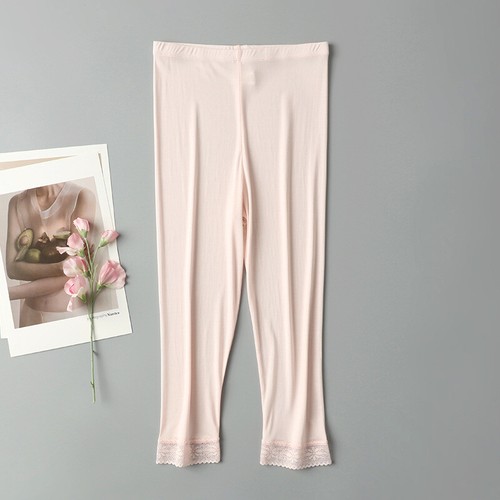 Women 100% Mulberry Silk Underwear Pettipant Half Slip Bottoms Pajamas Leggings - Picture 15 of 17