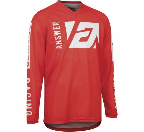 Answer Racing Syncron Merge MX Offroad Jersey Red/White - Youth XL 446728