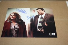 STEVE SCHIRRIPA & Aida Turturro DUAL SIGNED AUTO Sopranos 8x10 PHOTO BECKETT #2