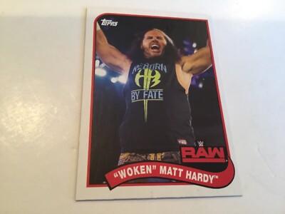 2018 Topps Heritage Wwe ''Woken'' Matt Hardy #49