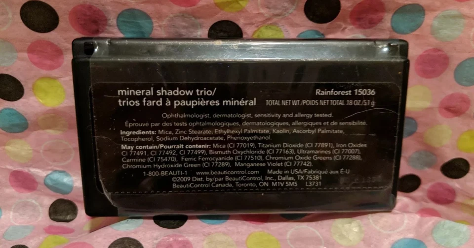 BeautiControl Mineral Shadow Trio Rainforest 15036 - Image 2 of 2