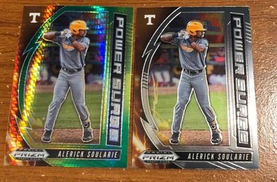 2020 Panini Prizm Draft Picks Power Surge Alerick Soularie base and parallel!!