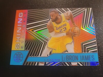 LeBron James 2020/21 Panini Illusions Shining Stars Parallel Acetate #1