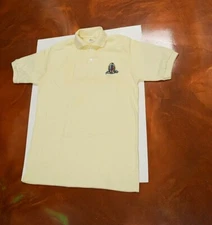 St. Pauli Girl Embroidered Polo Shirt - Cream - Men's Size Large (42-44).