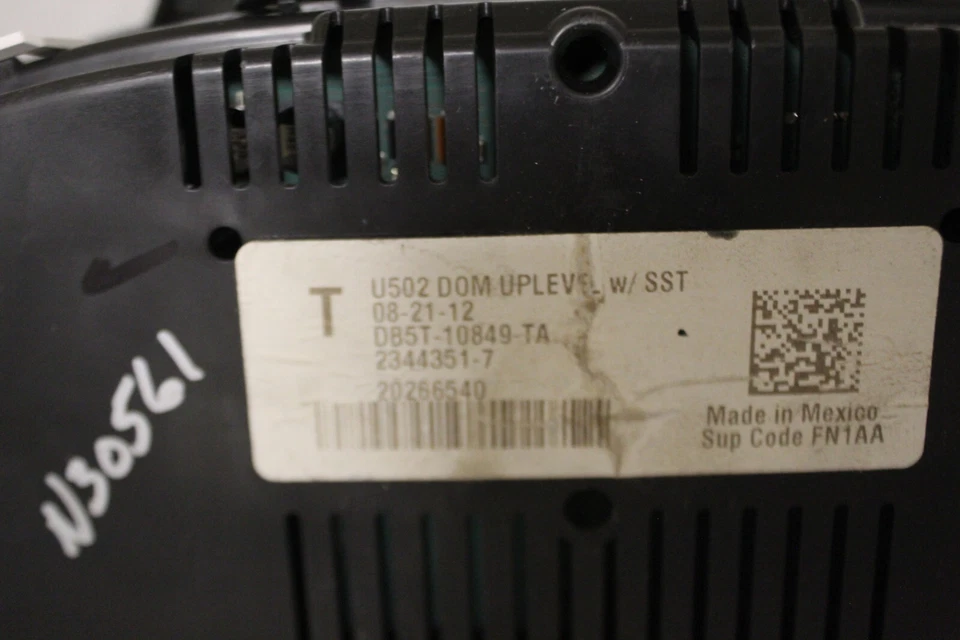 Cuadro de instrumentos velocímetro indicadores de panel Ford Explorer 2013 125.433 millas Foto 3 de 4