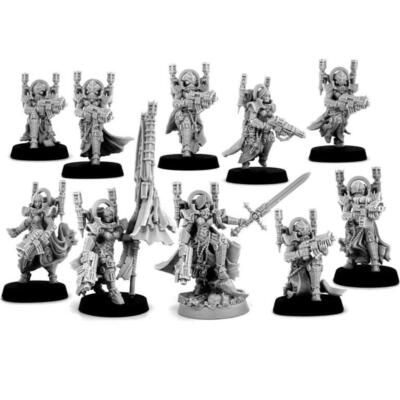 Grim Skull Miniatures 28mm Emperor Sisters Squad
