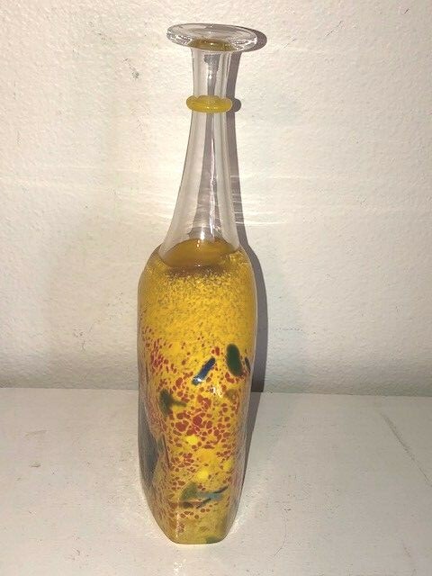 KOSTA BODA BOTTLE VASE ARTIST SIGNED B. VALLIEN 89252 | eBay