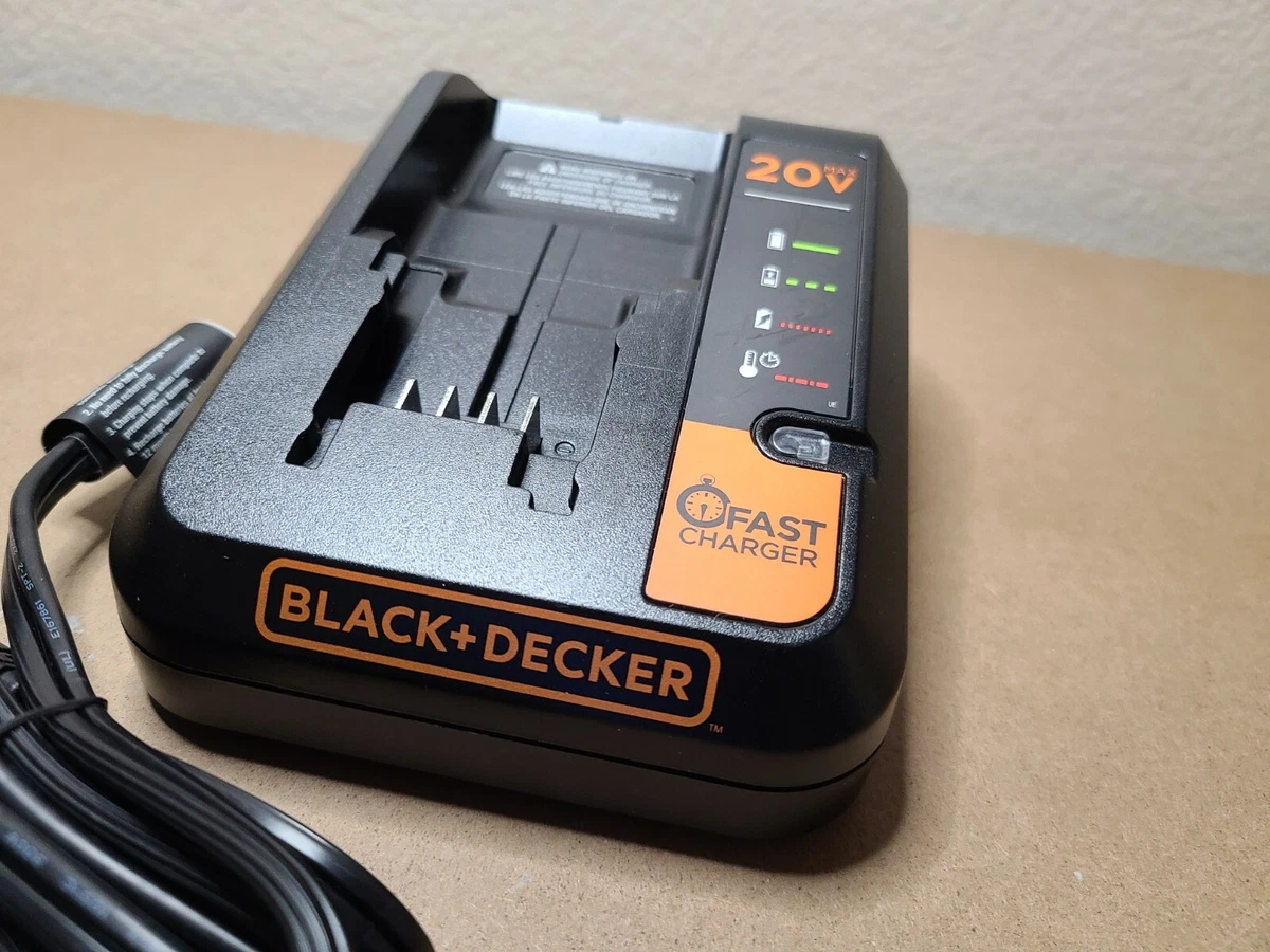 Black Decker BDCA202 20v Max Lithium Battery Charger Fast