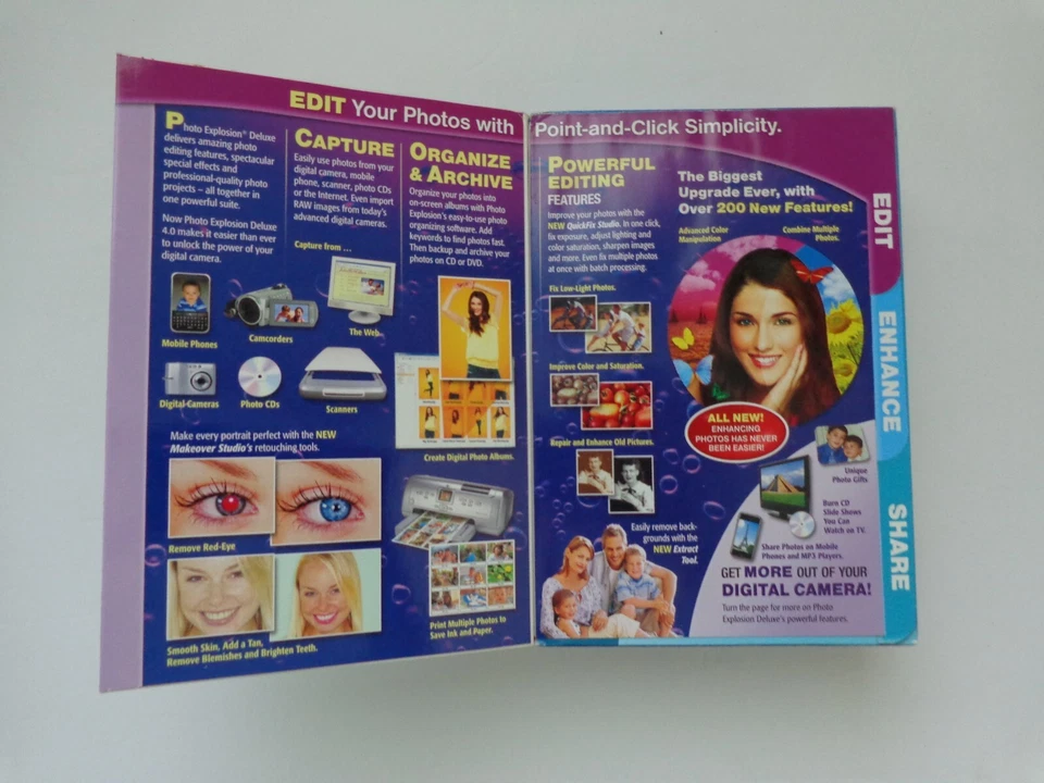 Nova Photo Explosion Deluxe Version 4, Complete Digital Photo Studio, New SEALED - Image 3 of 4