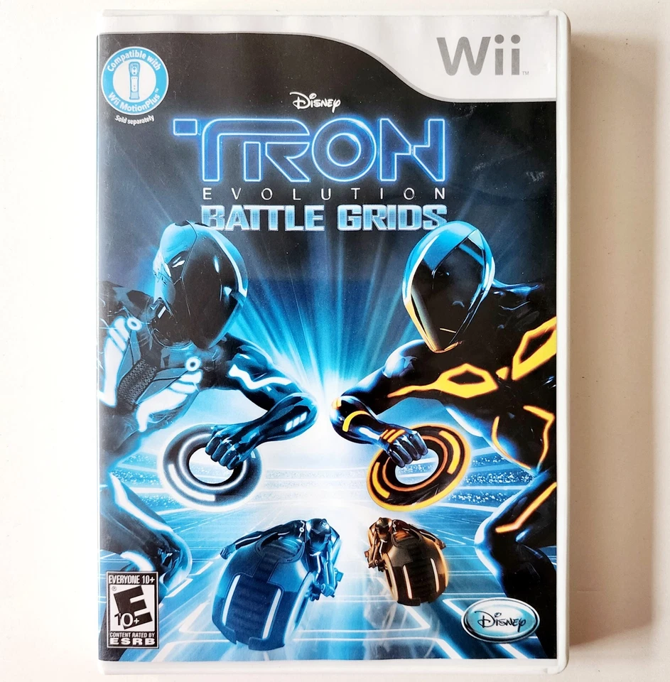 Disney Tron Evolution Battle Grids Wii Video Game With Manual Nintendo E31 - Image 2 of 3