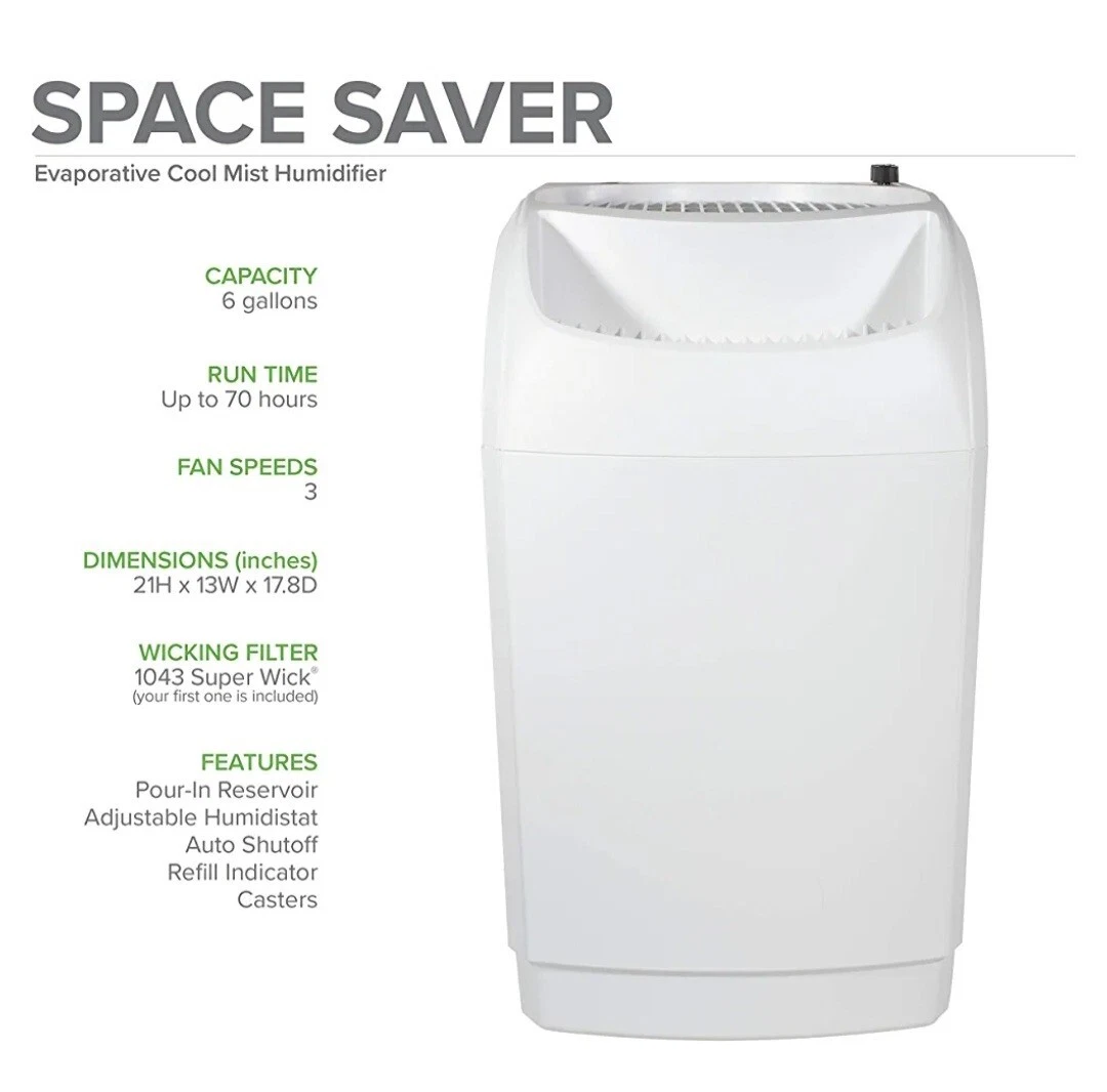 Aircare humidifier 6 gallon 2025