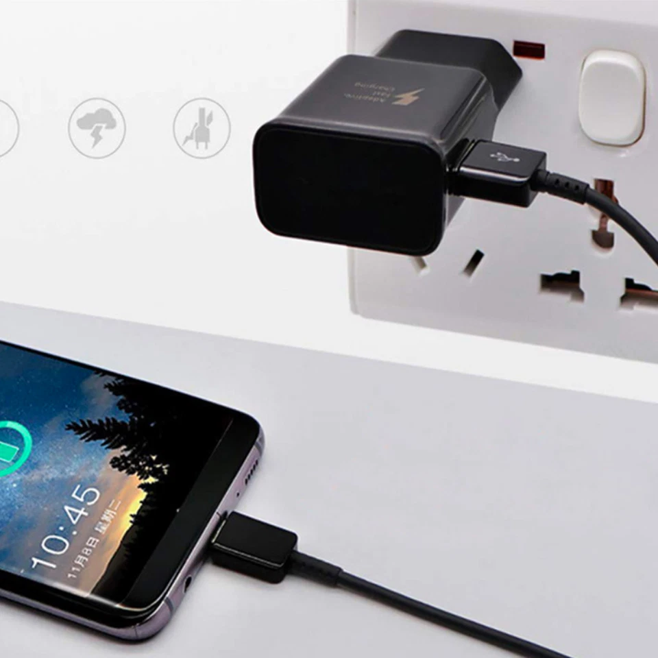 Wholesale Adaptive USB AC Fast Wall Charger Block US Adapter For Samsung Andorid - Image 3 of 4