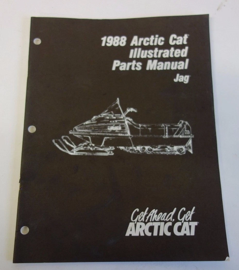 1988 ARCTIC CAT JAG PARTS MANUAL OEM SNOWMOBILE