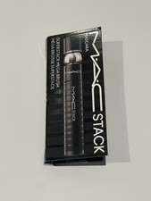 MAC Stack Superstack Mega Brush Black Mascara .07 oz. Travel Size NEW Authentic