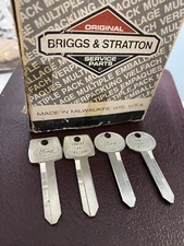 2 NOS Ford Key Blanks Galaxie Mustang Torino T-Bird Maverick Comet Cougar 65-79
