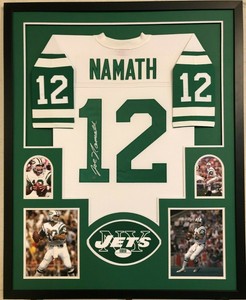 joe namath signed jersey