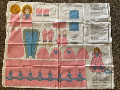 Cinderella Fabric Panel VIP Cranston Vintage Cut + Sew