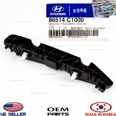 Bracket Front Bumper Right Genuine for Hyundai Sonata 2015-2017 