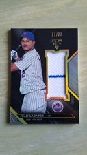 2016 Topps Triple Threads Jumbo Relic game used jersey Juan Lagares 27/27 = 1/1