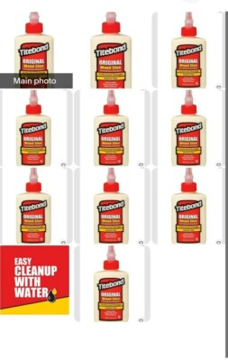 10 Bottles- TITEBOND 5062 4OZ CARPENTER'S ORIGINAL WOOD GLUE INTERIOR GLUE USA 