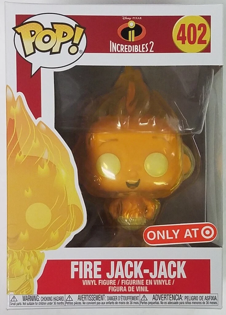 Figurine vinyle Funko POP EXCLUSIVE Fire Jack Jack 402 Disney Incredibles II 2