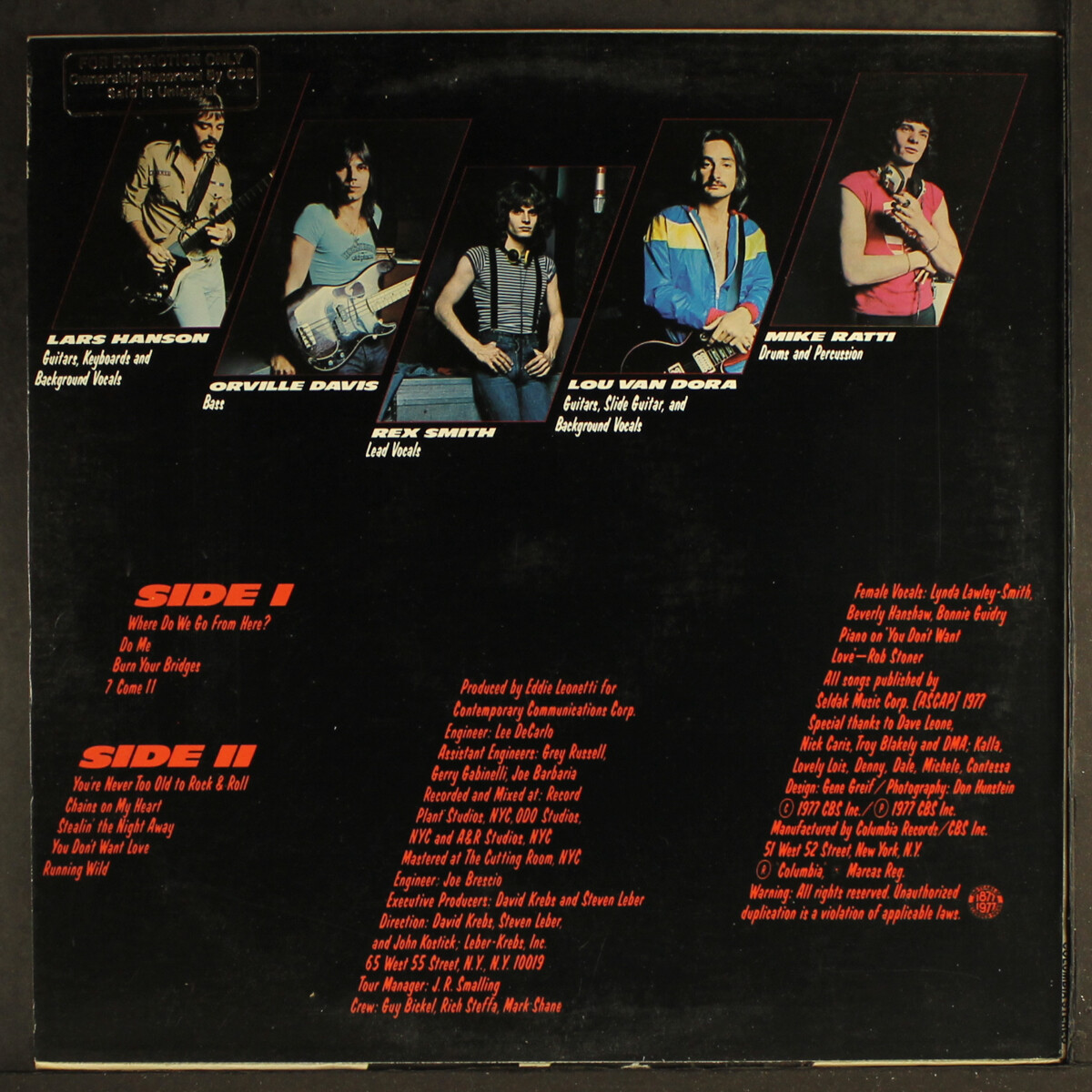 REX SMITH: where do we go from here? COLUMBIA 12